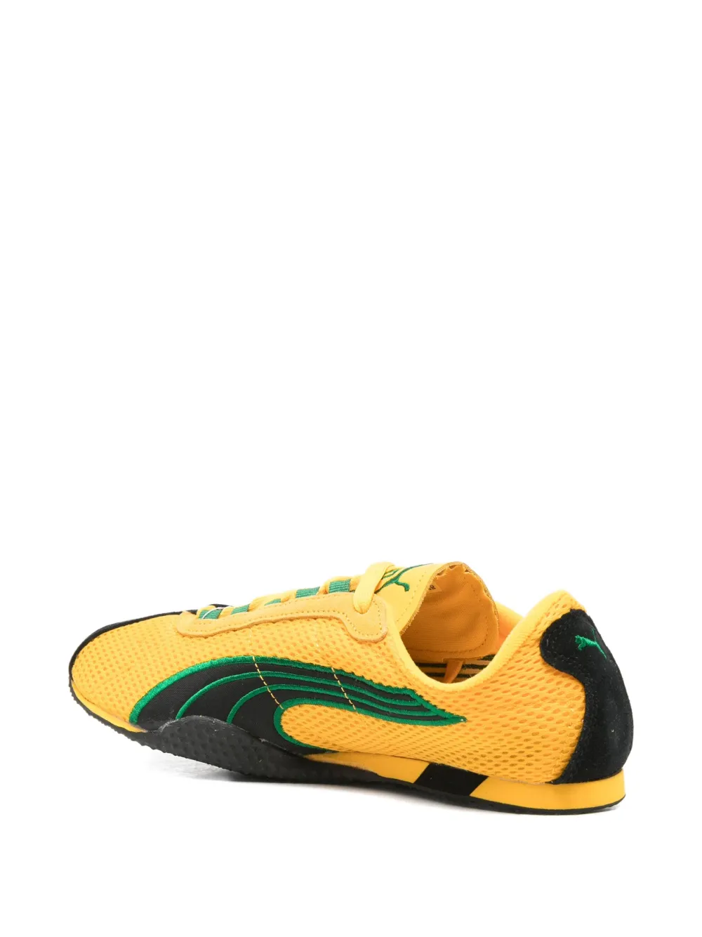 PUMA H-Street sneakers met mesh vlak Geel