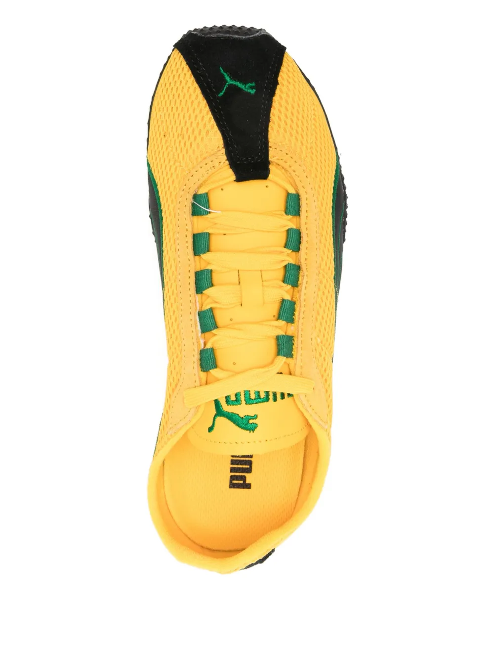PUMA H-Street sneakers met mesh vlak Geel