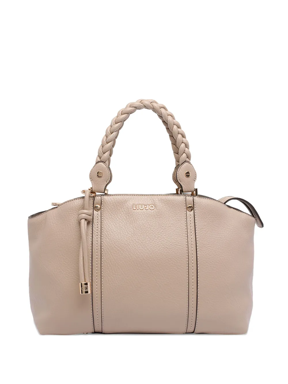 LIU JO braided-handle handbag | Neutrals | Image 1