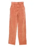 MARANT ÉTOILE Onyta patch-pocket corduroy trousers - Pink