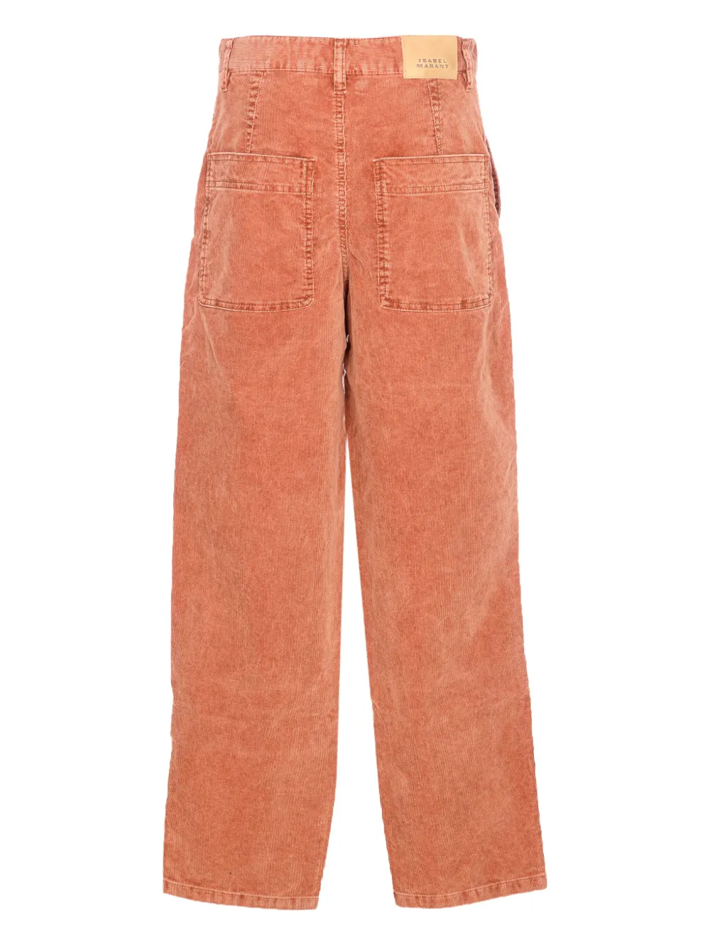 MARANT ÉTOILE Onyta patch-pocket corduroy trousers - Roze