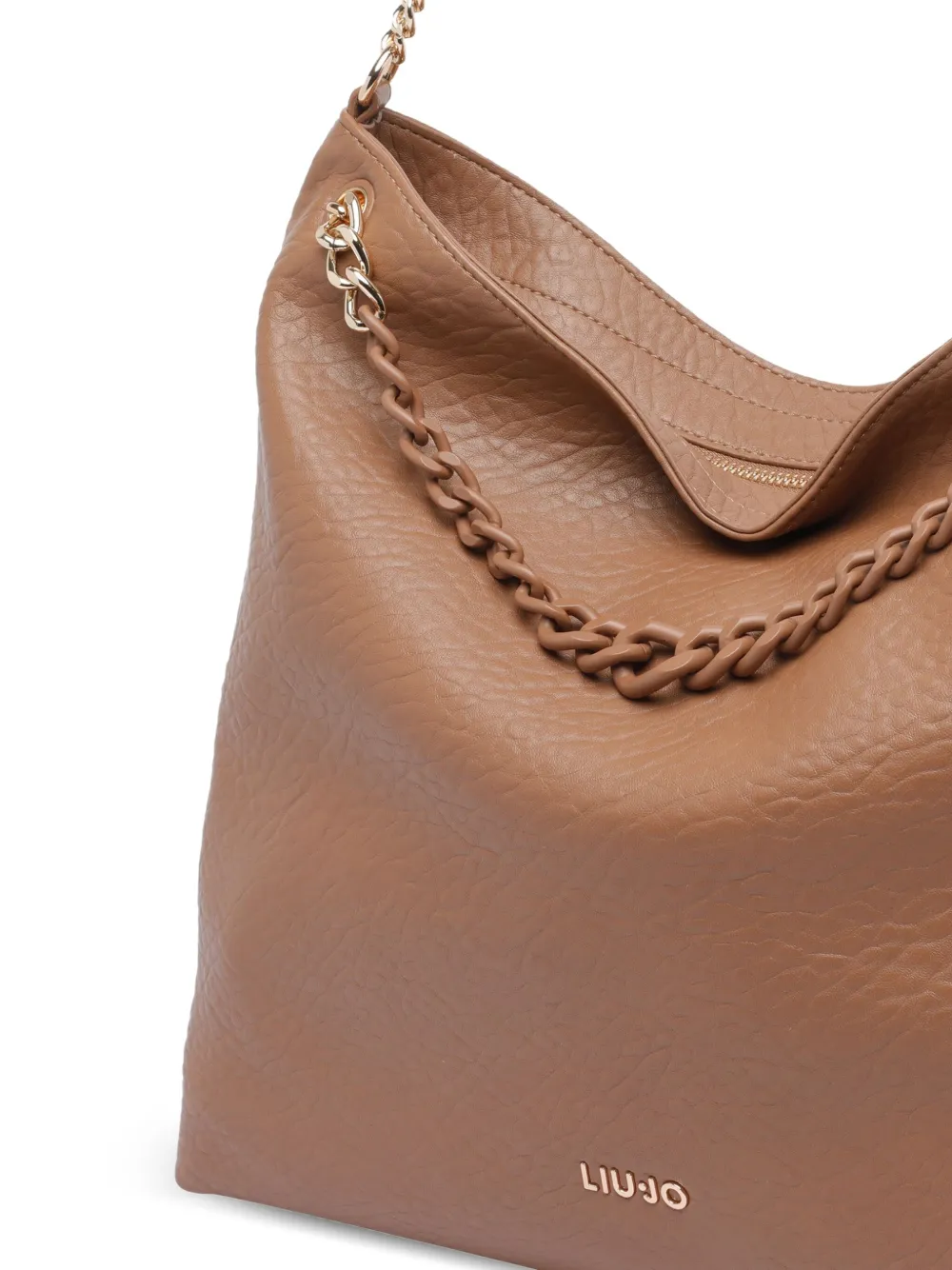LIU JO Shopper met ketting Bruin