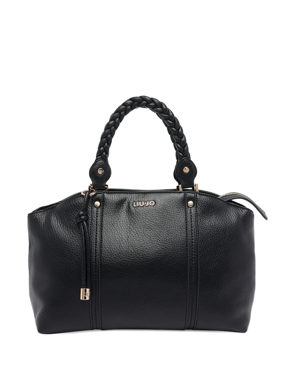 LIU JO braided-handle satchel bag | Black | Image 1