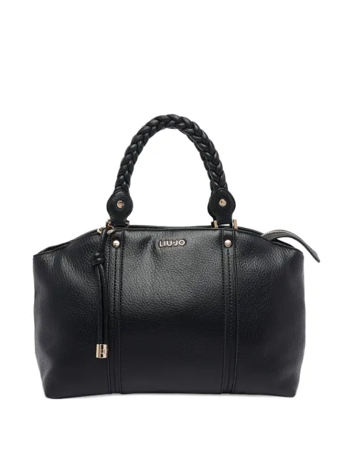 LIU JO bolsa satchel con asa trenzada