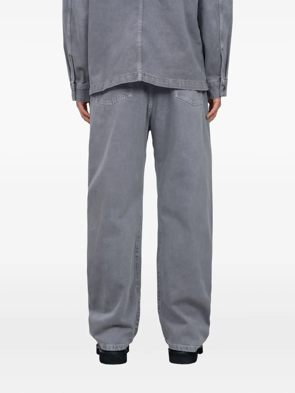 Lemaire Cotton Jeans In Gray