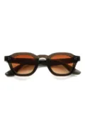 akila Logos square-frame sunglasses - Brown