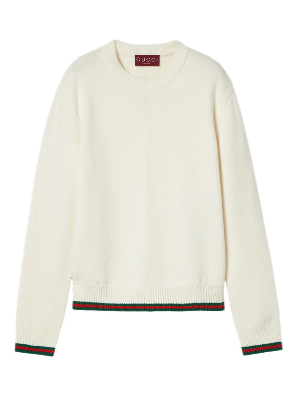 Gucci crew-neck sweater | White | Image 1