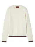 Gucci crew-neck sweater - White