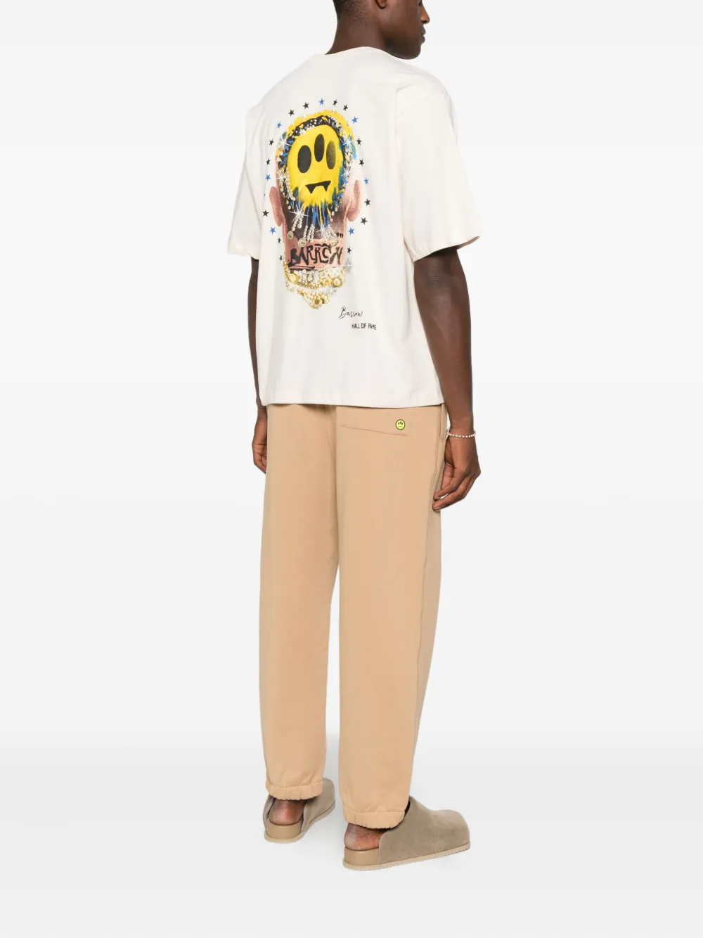 Barrow Graphic-print T-shirt In Gray