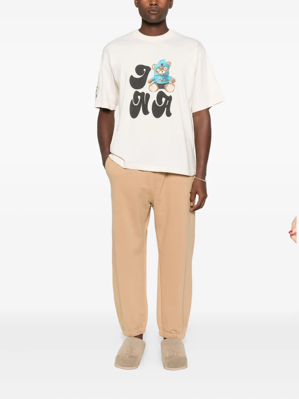 Barrow Graphic-print T-shirt In Neutral