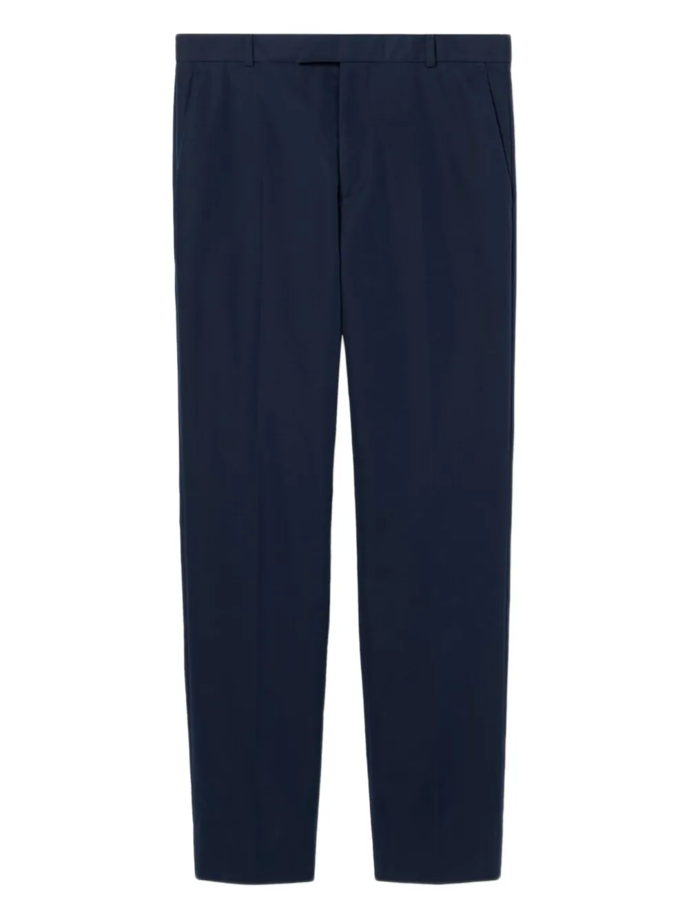 Gucci embossed-logo twill trousers | Blue | Image 1