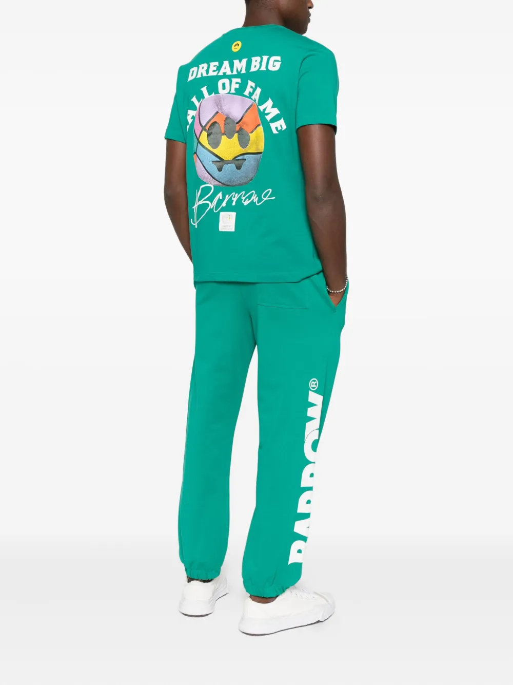 BARROW logo-print T-shirt - Groen