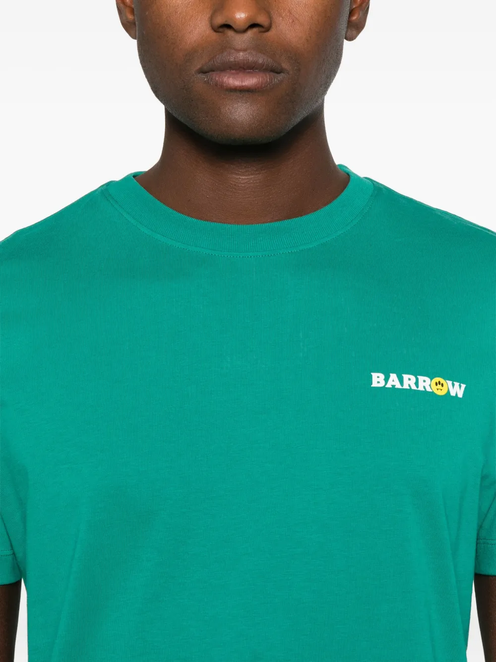 BARROW T-shirt met logoprint Groen