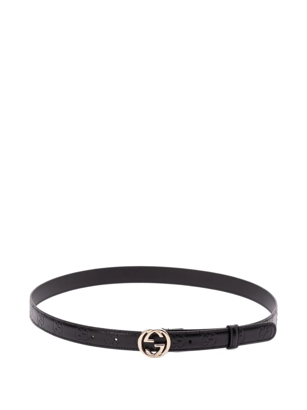 Gucci interlocking-G leather belt | Black | Image 1