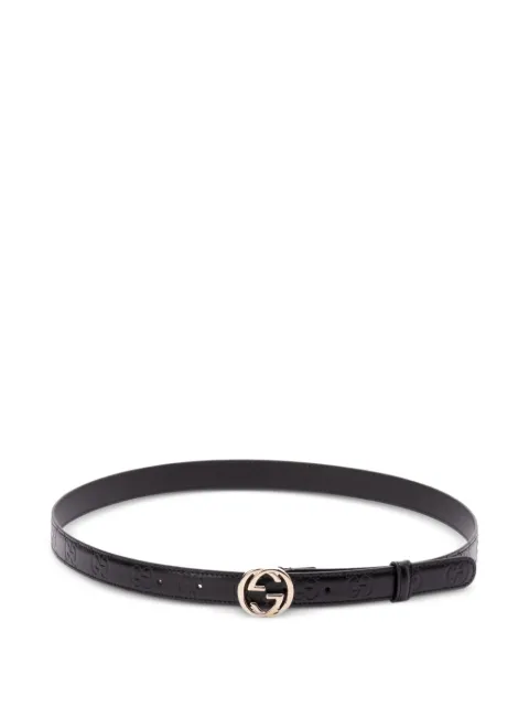 Gucci interlocking-G leather belt
