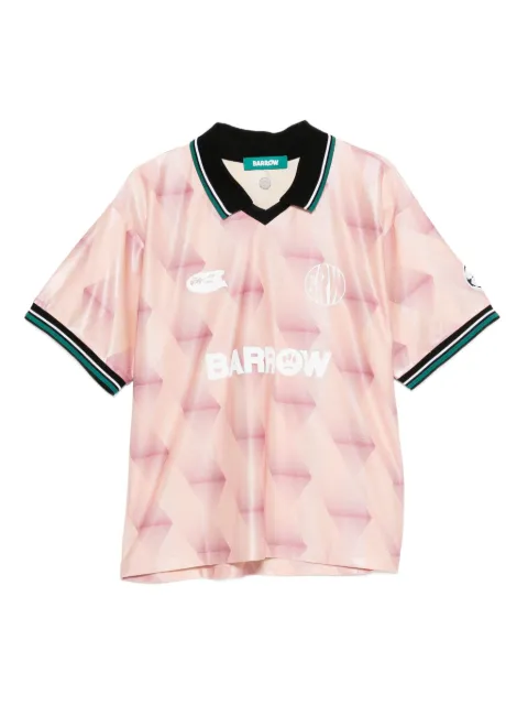 BARROW printed polo shirt