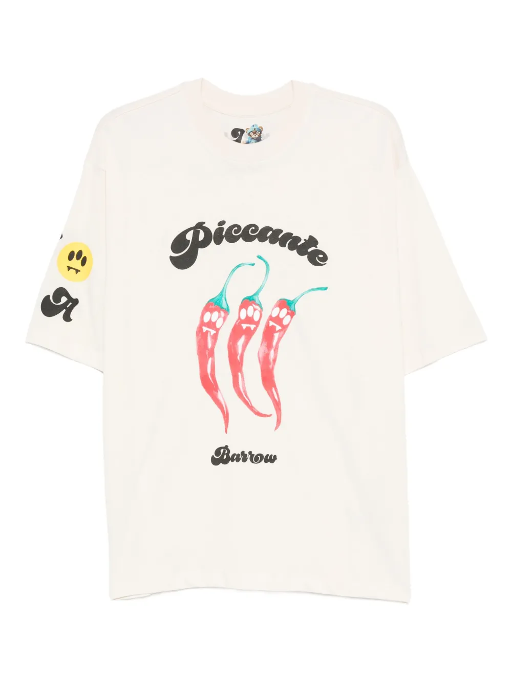 Barrow Crew-neck T-shirt In Neutral