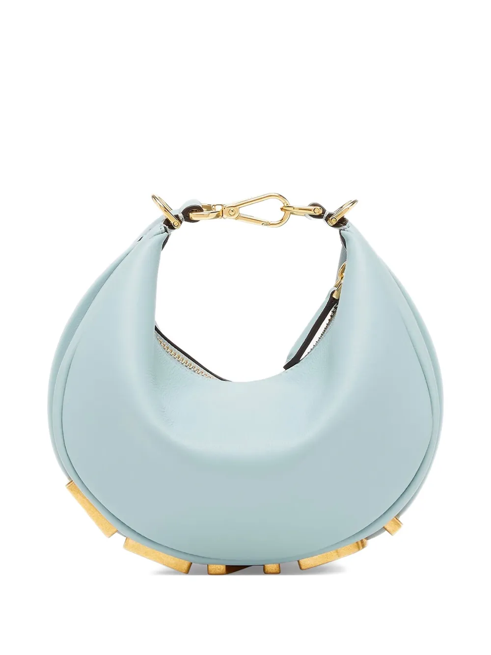 FENDI mini Fendigraphy leather tote bag | Blue | Image 1