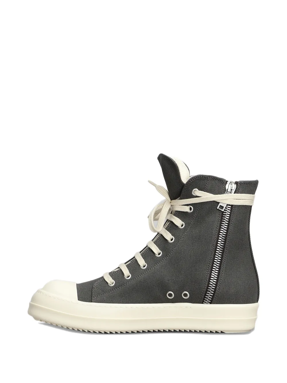 Rick Owens DRKSHDW lace-up toe-cap sneakers Black