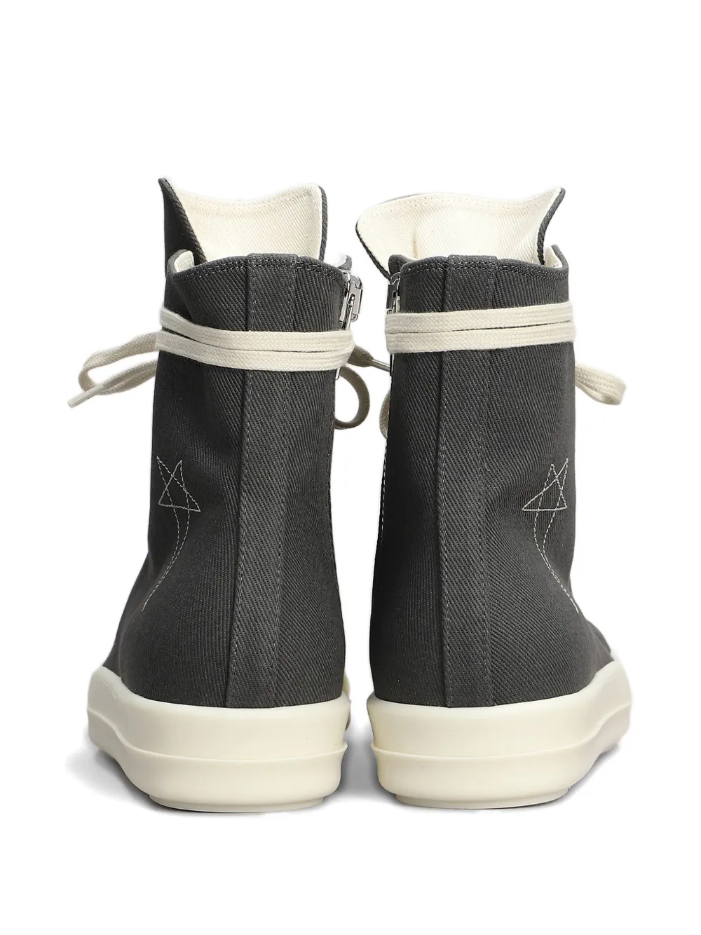 Rick Owens DRKSHDW lace-up toe-cap sneakers Black
