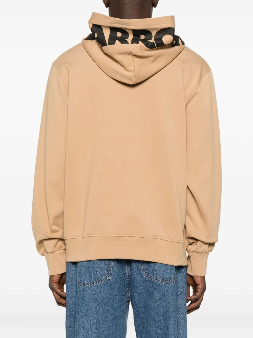 Barrow Logo-print Hoodie In Neutral