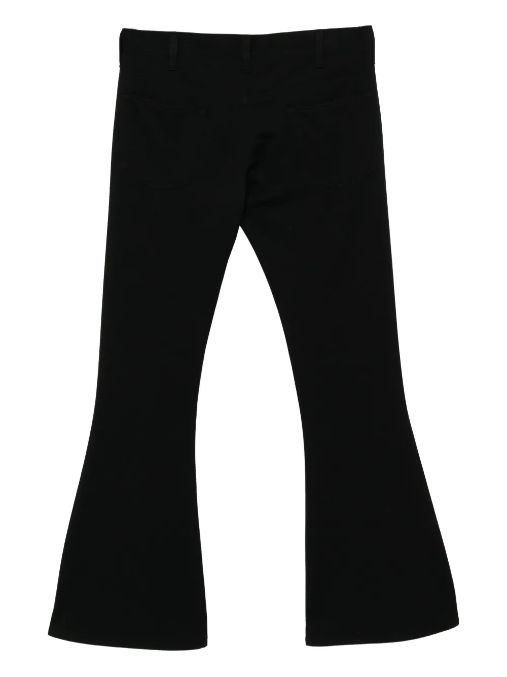 Junya Watanabe Flared low waist broek - Zwart