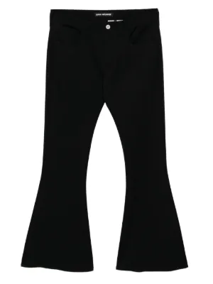 JUNYA WATANABE フレアスラックス Mサイズ Junya Watanabe フレアパンツ | ブラック | FARFETCH JP