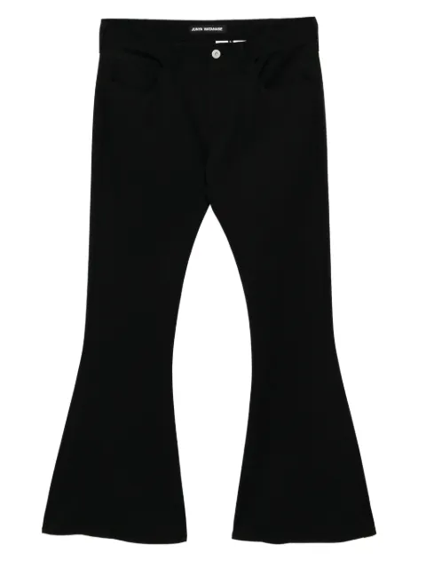 Junya Watanabe low-rise flared trousers