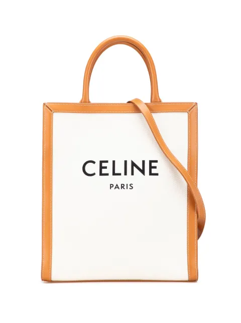 Celine Pre-Owned 2020 Small Canvas Vertical Cabas satchel