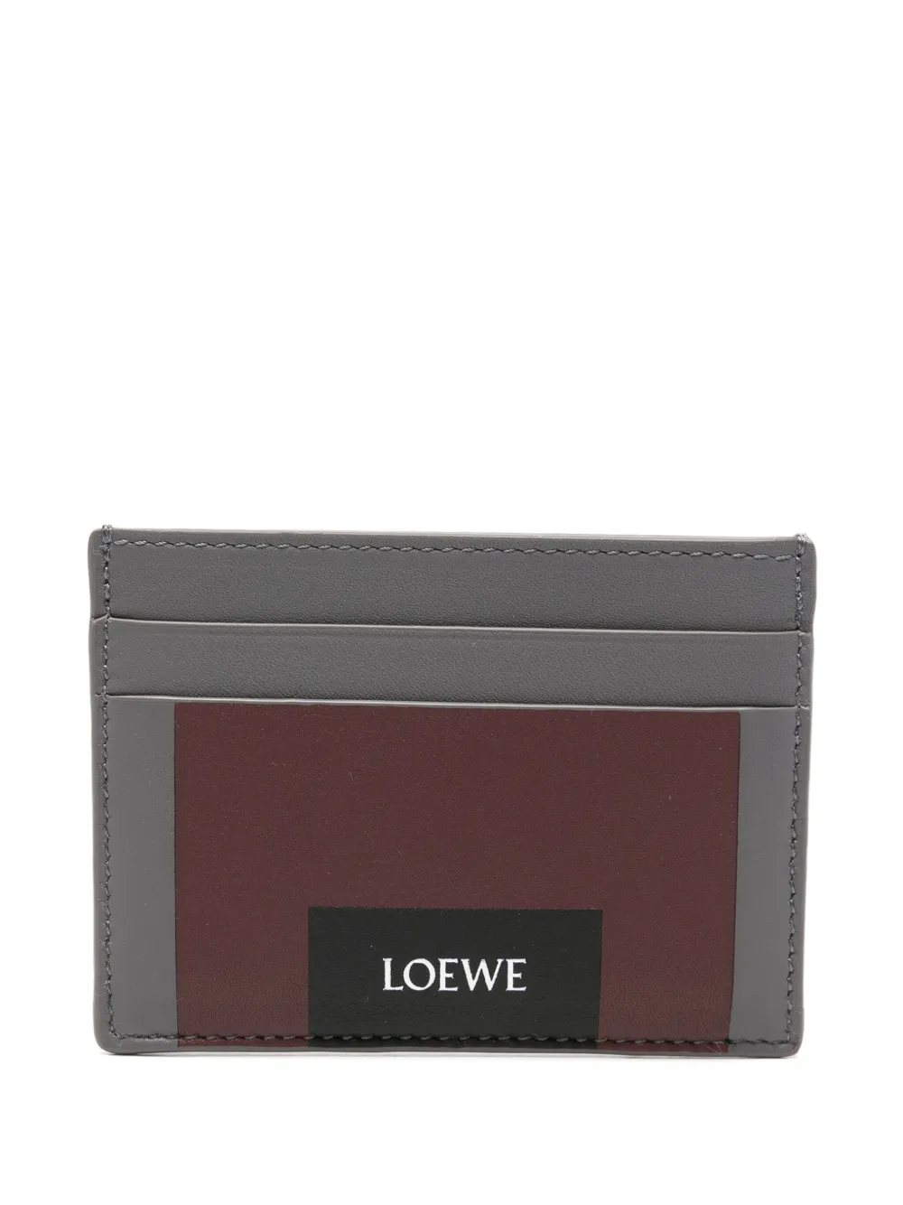 LOEWE Portacarte con inserti - Grigio