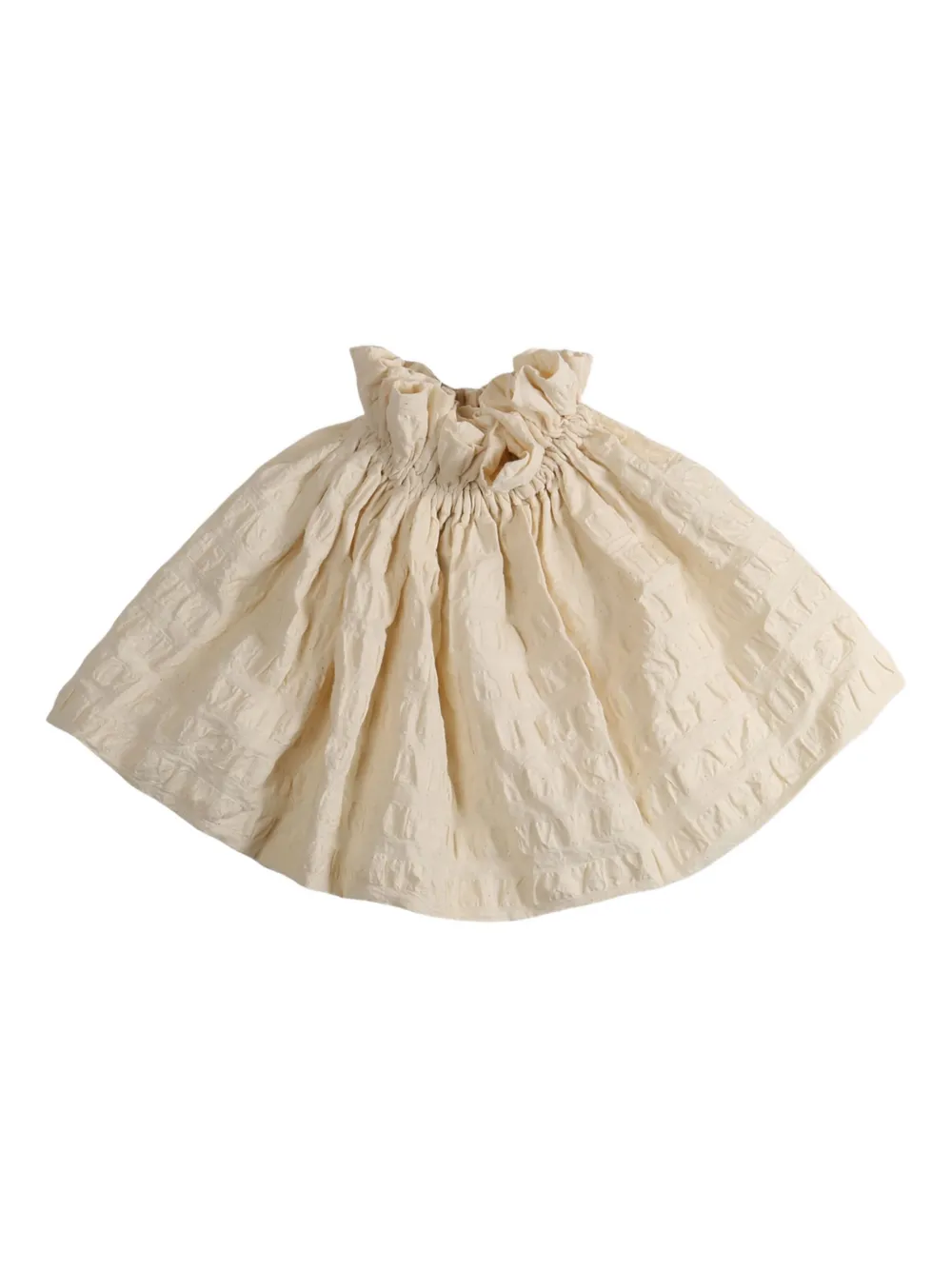 ELISE Puff paperbag-waist miniskirt | Neutrals | Image 1