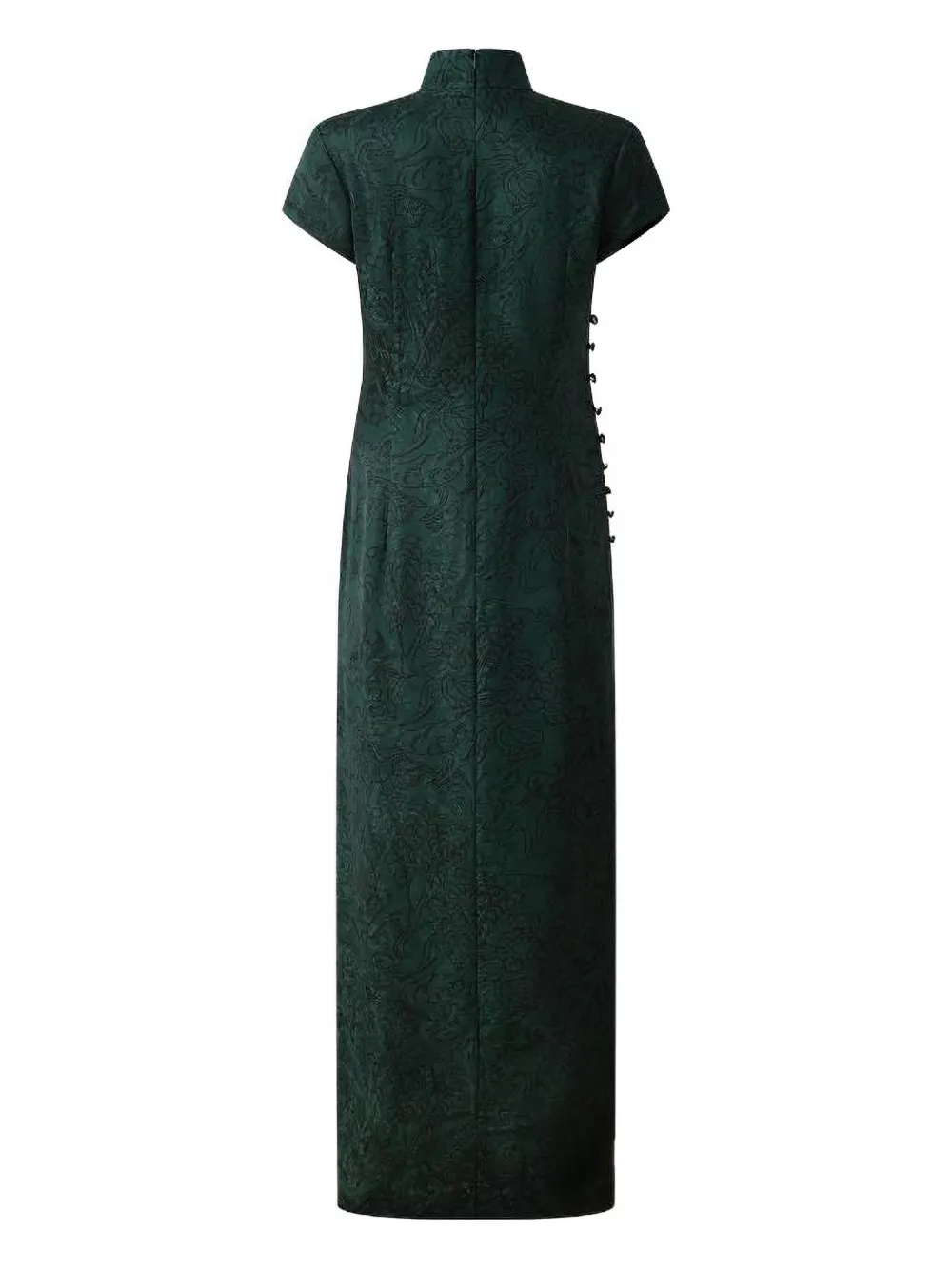 Shanghai Tang Maxi-jurk met jacquard-patroon - Groen