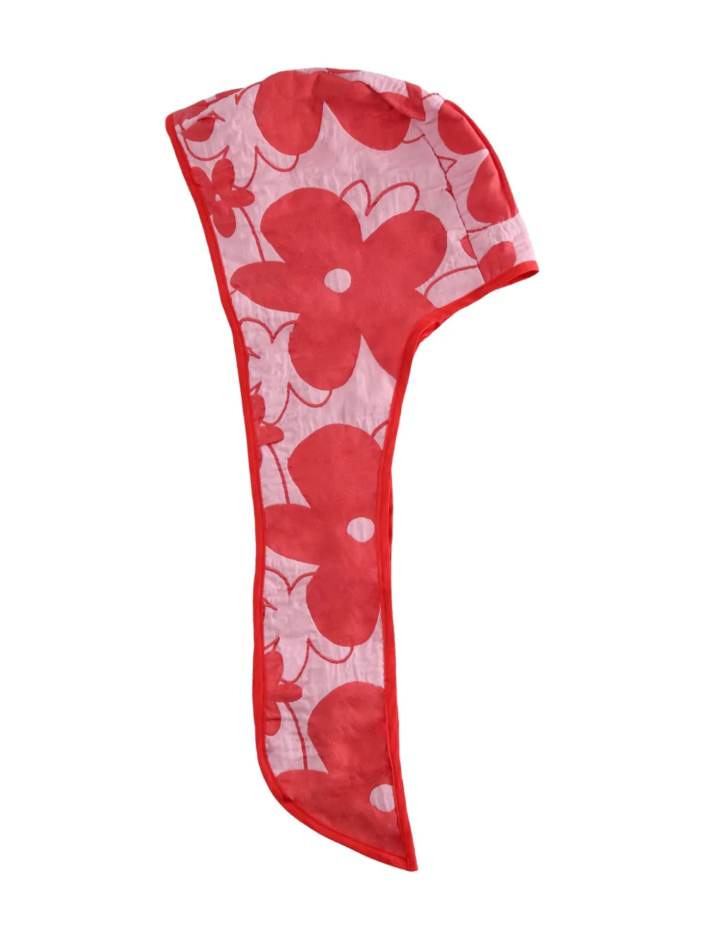 Elise Floral-print Snood In Red