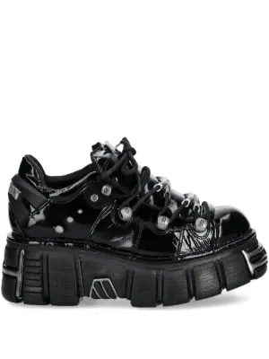 NEW ROCK プラットフォーム スニーカー | ブラック | FARFETCH JP
