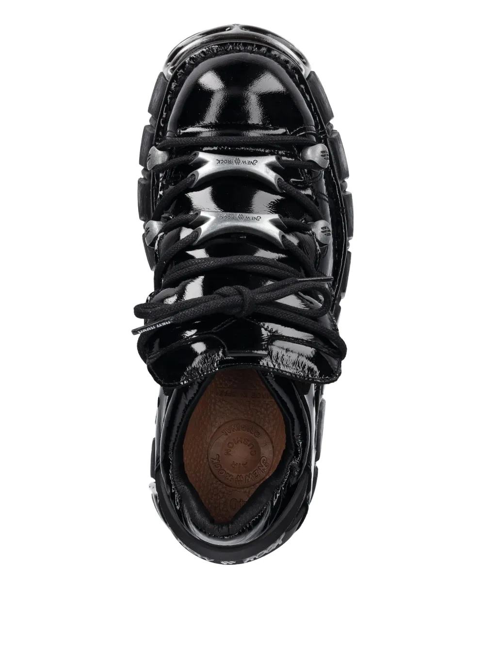 NEW ROCK 60mm sneakers met plateauzool Zwart