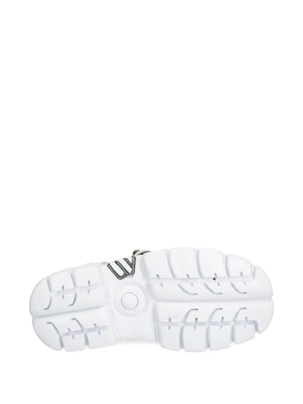 NEW ROCK 60mm sneakers met luipaardprint Wit