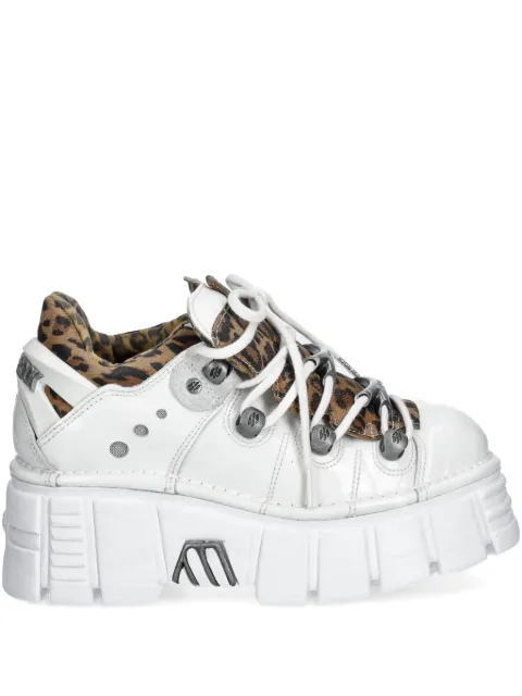 NEW ROCK 60mm leopard platform sneakers