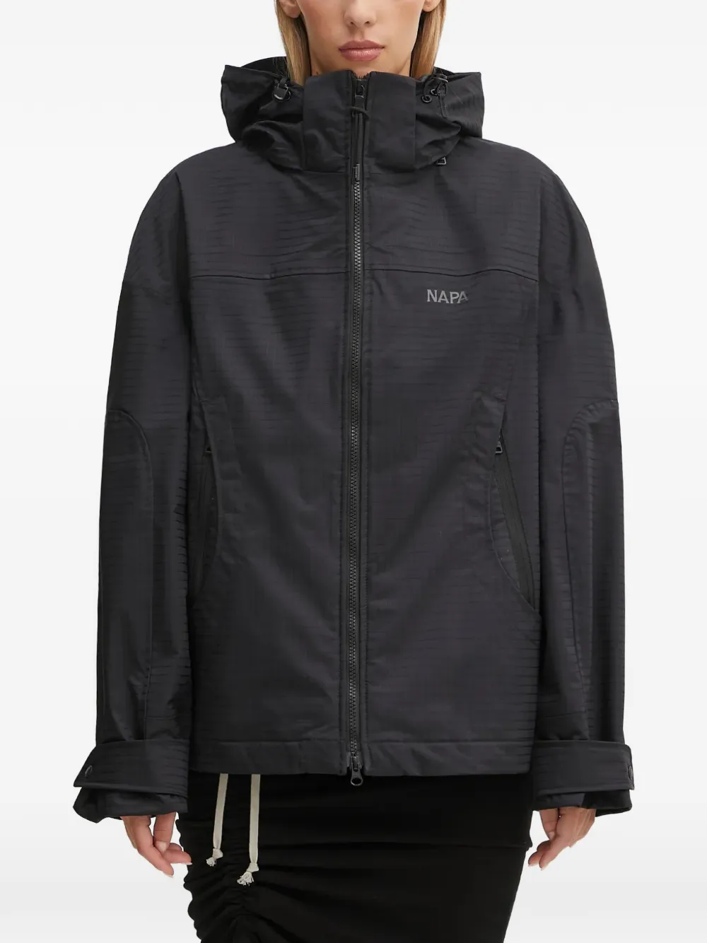 Napapijri Biez hooded zip jacket - Nero