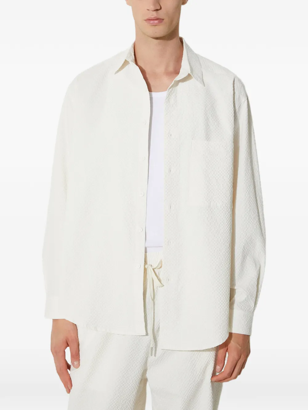 MKI Miyuki Zoku button-fastening shirt - Nude