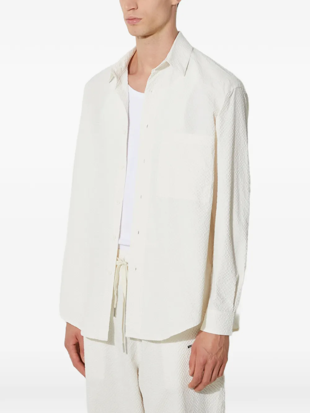 MKI Miyuki Zoku button-fastening shirt - Beige