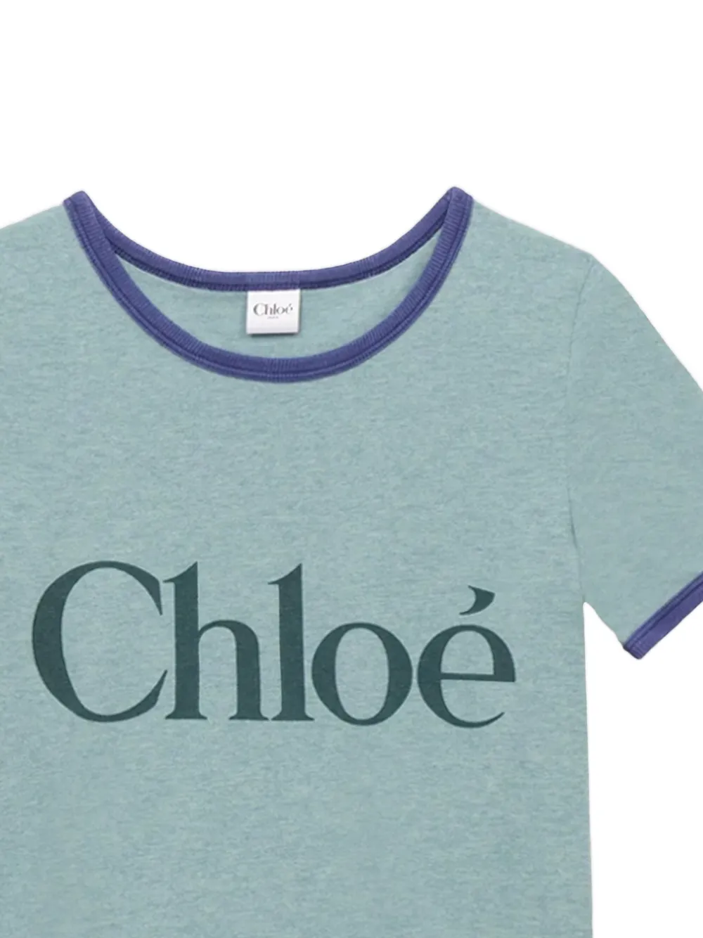 Chloé logo-print round-neck T-shirt | T-Shirts & Jersey Shirts | Image 2