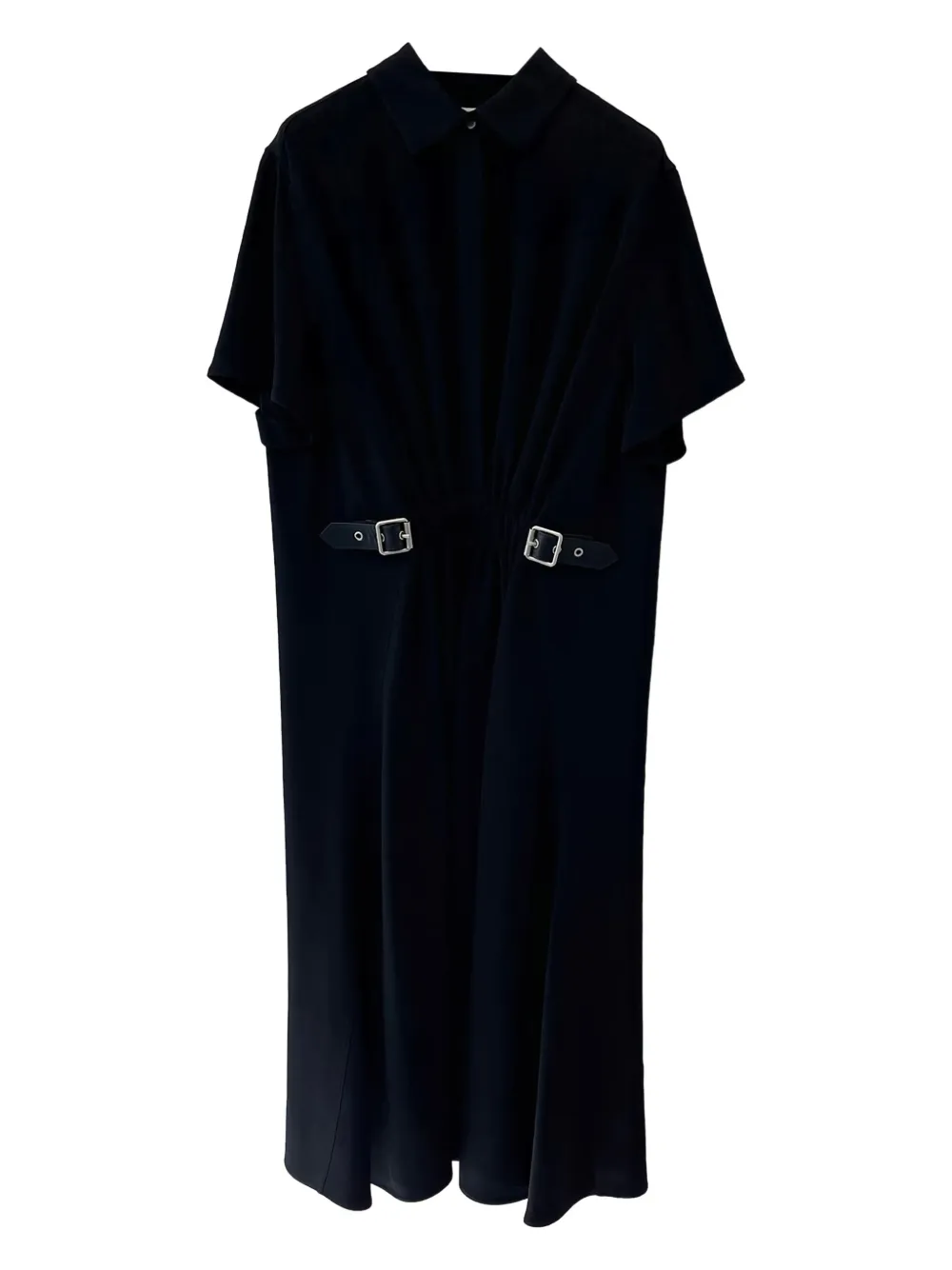 LOEWE belted buckle midi dress | Black | Image 1
