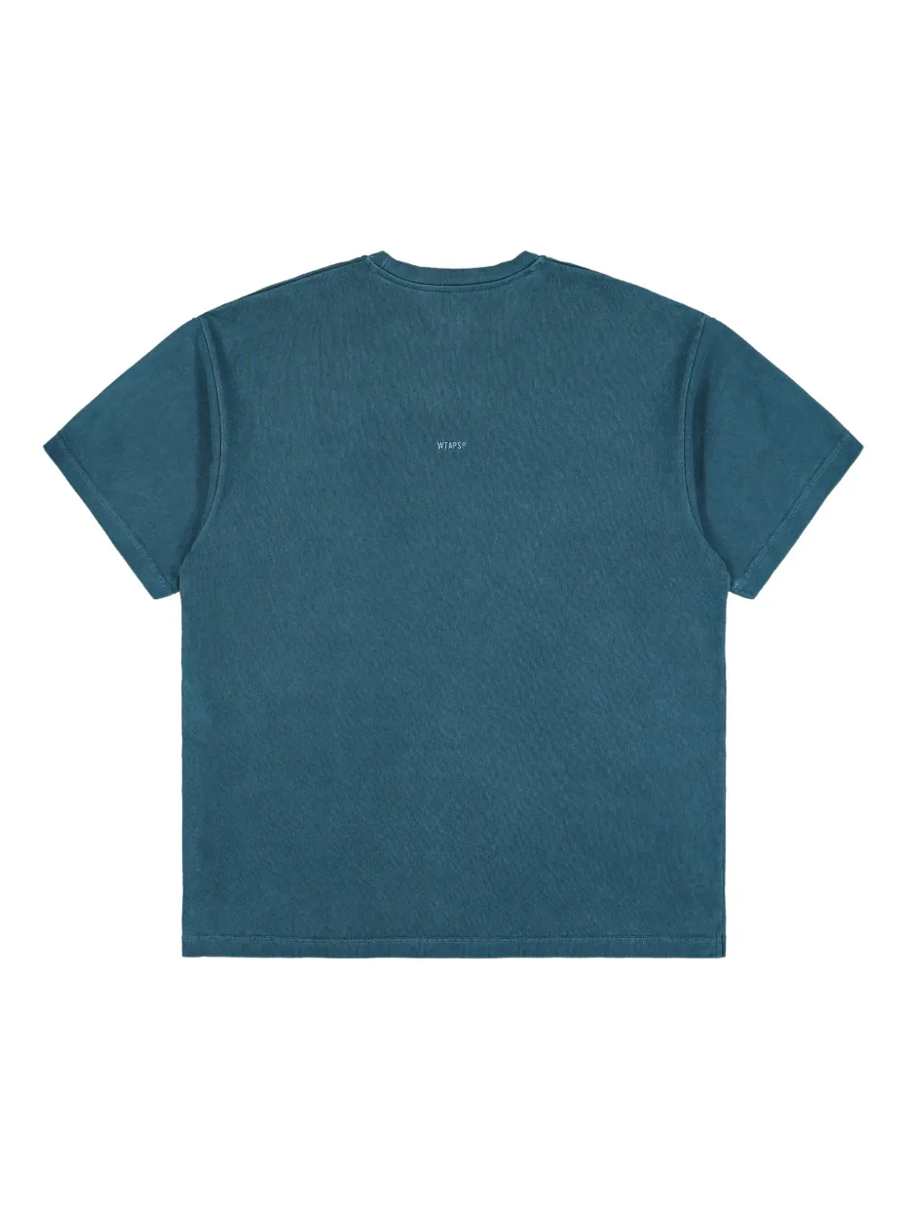 WTAPS Sign 02 cotton T-shirt - Blauw