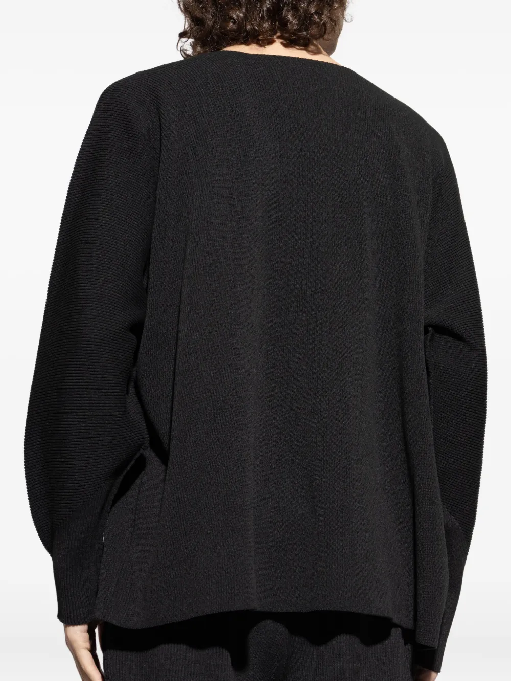 Homme Plissé Issey Miyake Trui met ronde hals Zwart