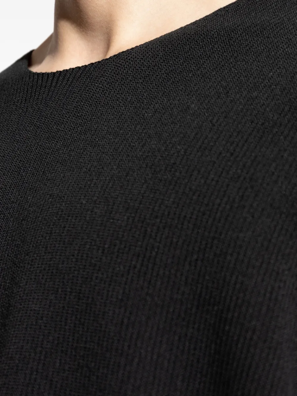 Homme Plissé Issey Miyake Trui met ronde hals Zwart