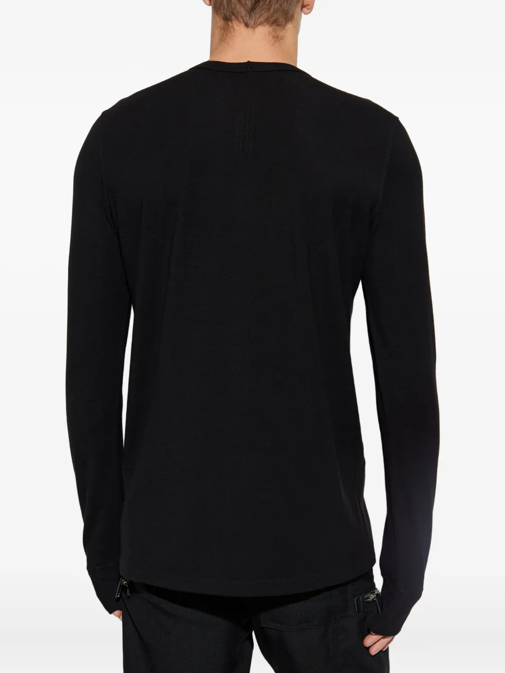 Rick Owens T-shirt met ronde hals Zwart