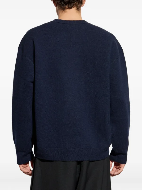Studio Nicholson Moray wool-blend Sweater | Blue | FARFETCH