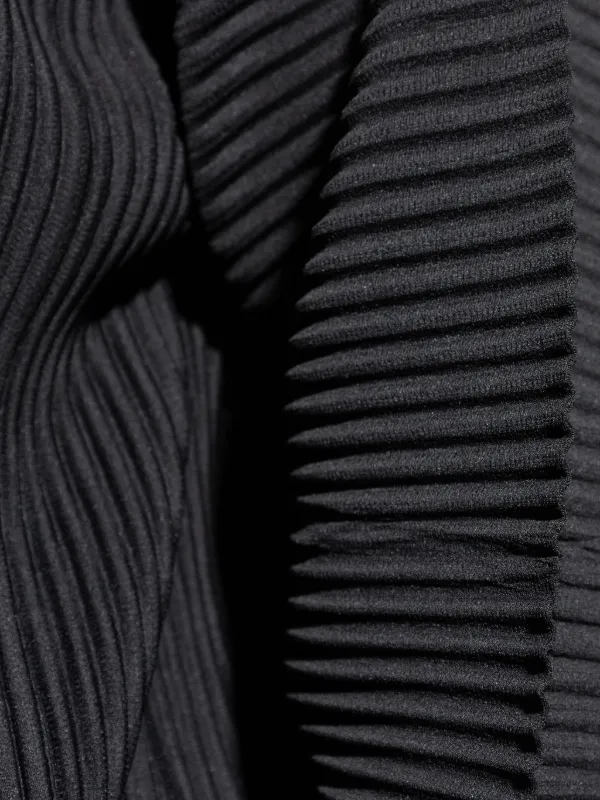 Homme Plissé Issey Miyake ジップアップ ジャケット | ブラック