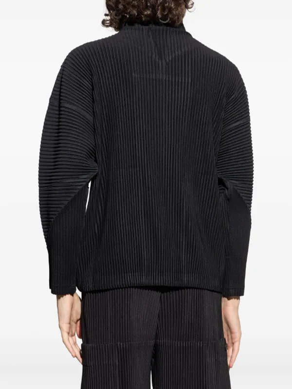 Homme Plissé Issey Miyake ジップアップ ジャケット | ブラック