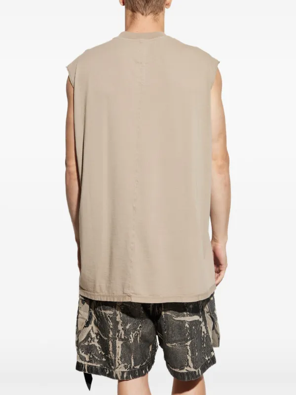 Rick Owens DRKSHDW グラフィック ノースリーブトップ | ニュートラル